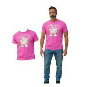 Hello Kitty Rainbow Unicorn Pink Short Sleeve Tee